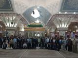 شركت كنندگان در مسابقات بین المللی قرآن با نثار گل به مقام شامخ امام (ره) ادای احترام كردند